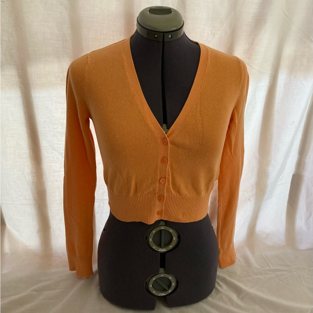 Old Navy Orange Cardigan